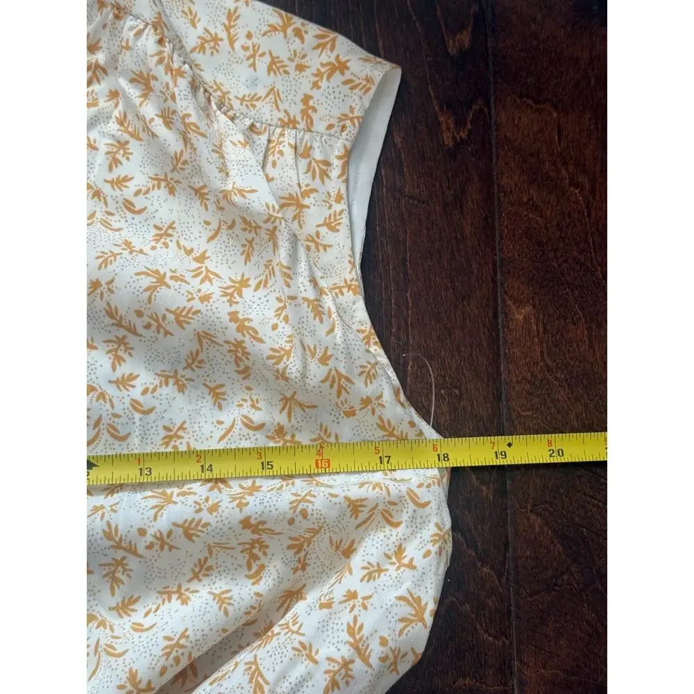 Bishop + Young Kelley Smock Dress Small Floral Cottagecore Prairie Mini NWOT